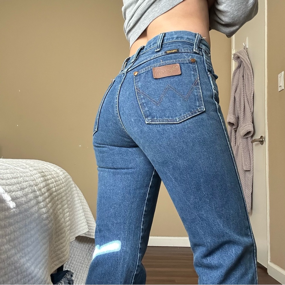 Vintage Cropped Wrangler Jeans